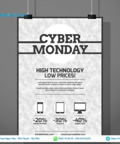 các mẫu tờ rơi quảng cáo đen trắng