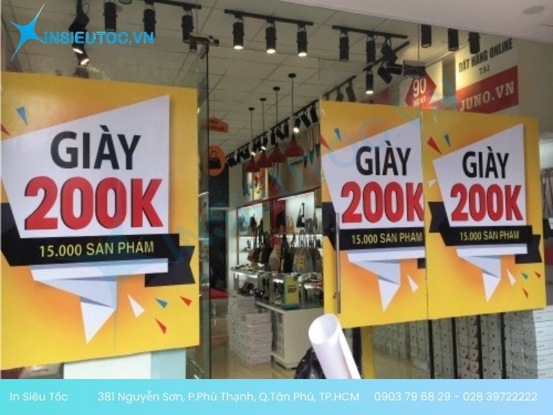 Decal dán kính do In 2H cung cấp Decal dán kính do In 2H cung cấp