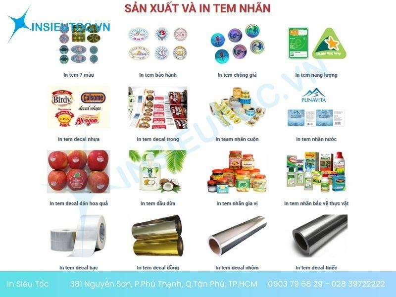 Dịch vụ in decal xưởng in Chú Minh Dịch vụ in decal xưởng in Chú Minh