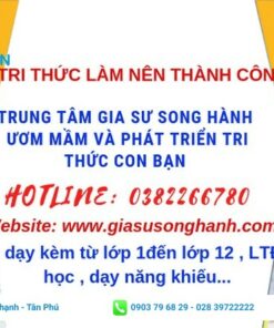 gia sư tờ rơi khổ a4