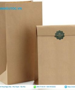 Mẫu túi giấy xi măng đựng đồ ăn