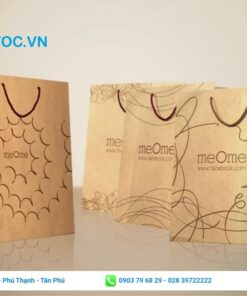 Túi kraft dạng đứng có quai