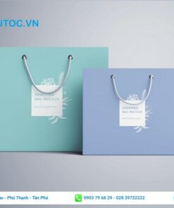 Thiết kế túi giấy đơn giản, đẹp