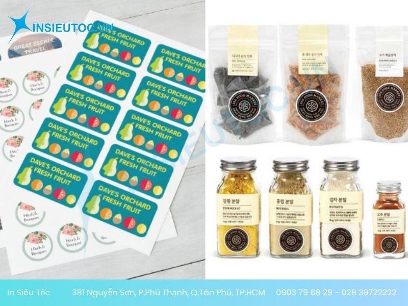 Mẫu in decal tem nhãn Mẫu in decal tem nhãn