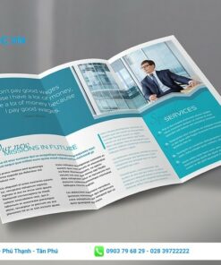 mẫu in tờ rơi gấp 3 giá rẻ