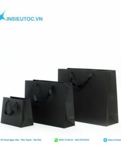 Mẫu in túi giấy cao cấp một màu