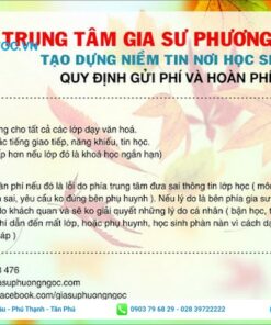 mẫu tờ rơi trung tâm gia sư được sử dụng nhiều nhất