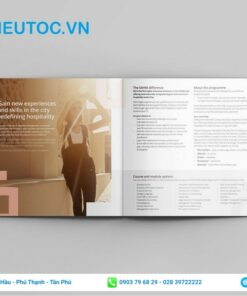 mẫu tờ rơi tuyển sinh du học thu hút