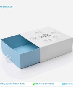 Mẫu hộp giấy dạng kéo đơn giản