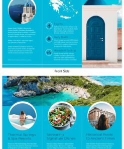 thiết kế tập gấp du lịch