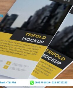 thiết kế tờ gấp 3 quảng cáo