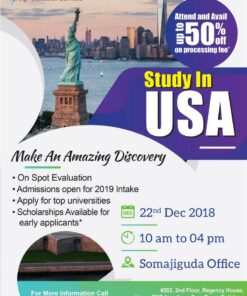 thiết kế tờ rơi tuyển sinh du học mỹ