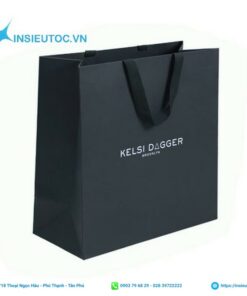 Túi giấy màu đen sang trọng đẳng cấp