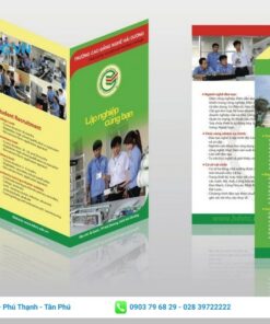 tờ bướm quảng cáo gấp 3