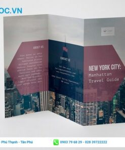 tờ quảng cáo du lịch manhattan