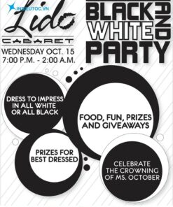 tờ rơi ấn tượng đen trắng