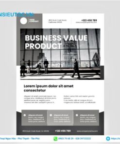 tờ rơi đen trắng