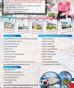 tờ rơi du học hàn quốc