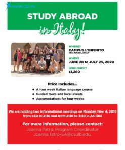 tờ rơi du học ý