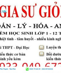 Tờ rơi gia sư cung cấp đầy đủ thông tin trực quan