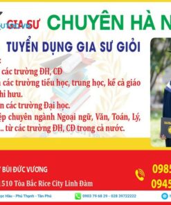 tờ rơi quảng cáo gia sư chi tiết