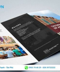 tờ rơi tuyển sinh trường thiết kế và nghệ thuật tacoma