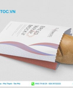 In túi giấy đựng bánh mì truyền thống Việt Nam