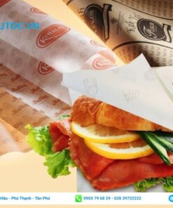 Túi giấy tam giác đựng bánh mì