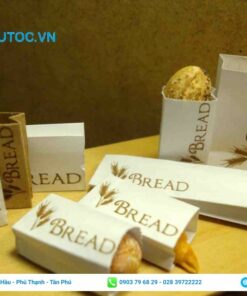Túi giấy đựng bánh mì hcm