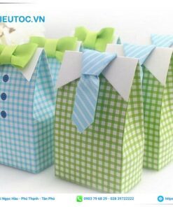 mẫu túi giấy nắp gập phong cách thiết kế đẹp