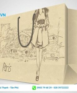 Kiểu thiết kế túi xách sử dụng chất liệu giấy kraft