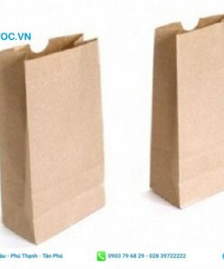 túi giấy kraft trơn