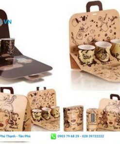 túi đựng cafe làm bằng chất liệu giấy xi măng