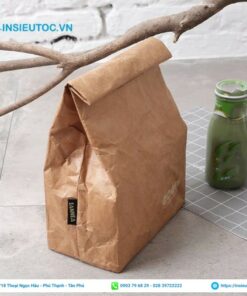 túi giấy xi măng dạng gấp đơn giản