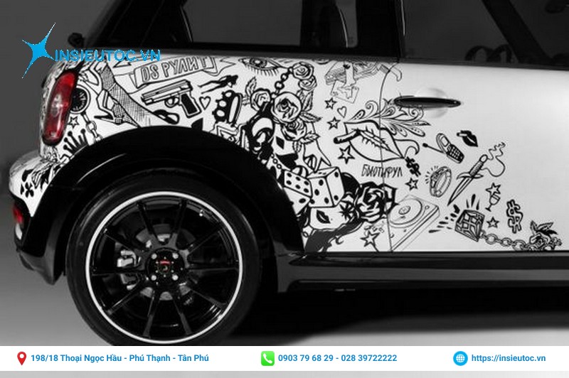decal dán xe