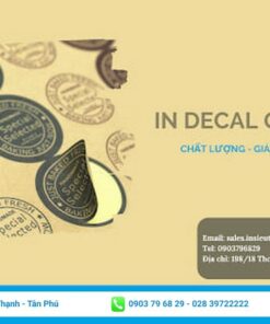 In decal giấy kraft