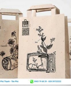 in nhãn bao bì túi quà tặng