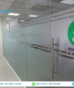 decal mờ dán kính