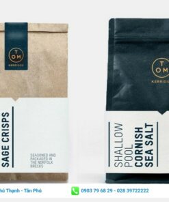 kiểu nhãn bao bì đơn giản