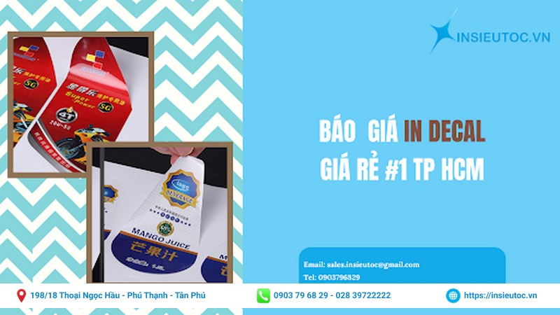 Bảng báo giá in decal