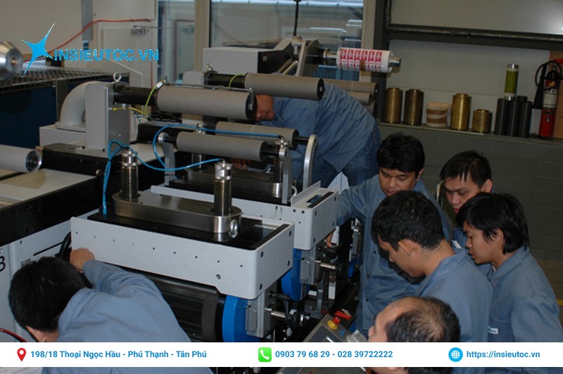 Đội ngũ in ấn được đào tạo chuyên nghiệp