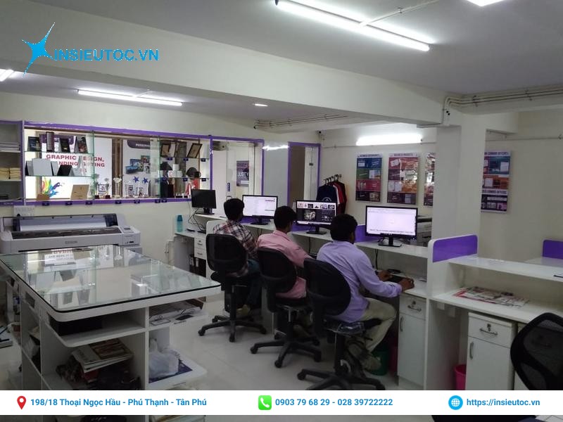 In Siêu Tốc có bộ phận thiết kế chuyên nghiệp