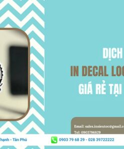 dịch vụ in decal logo
