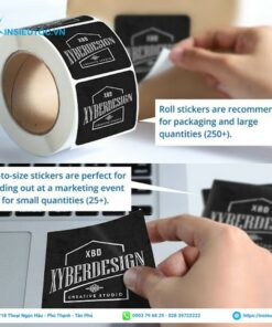 cuộn nhãn sticker decal lẻ