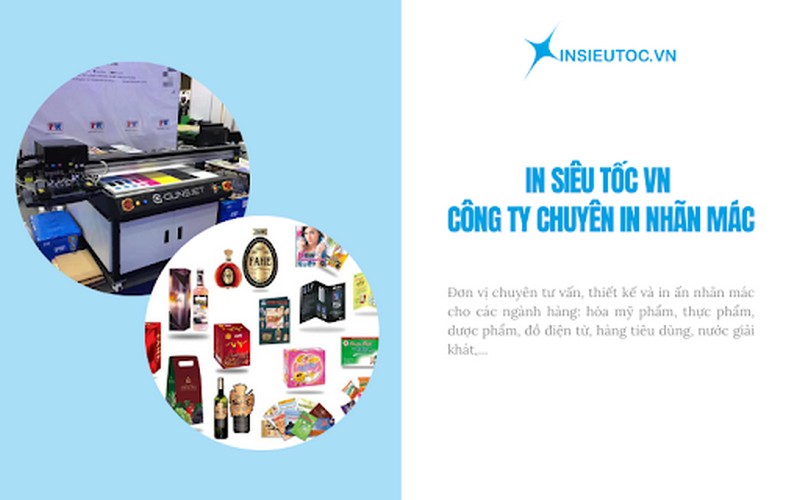 Công ty in nhãn mác uy tín tphcm - In Siêu Tốc