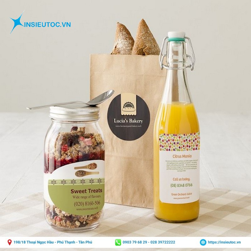 nhãn dán chai lọ