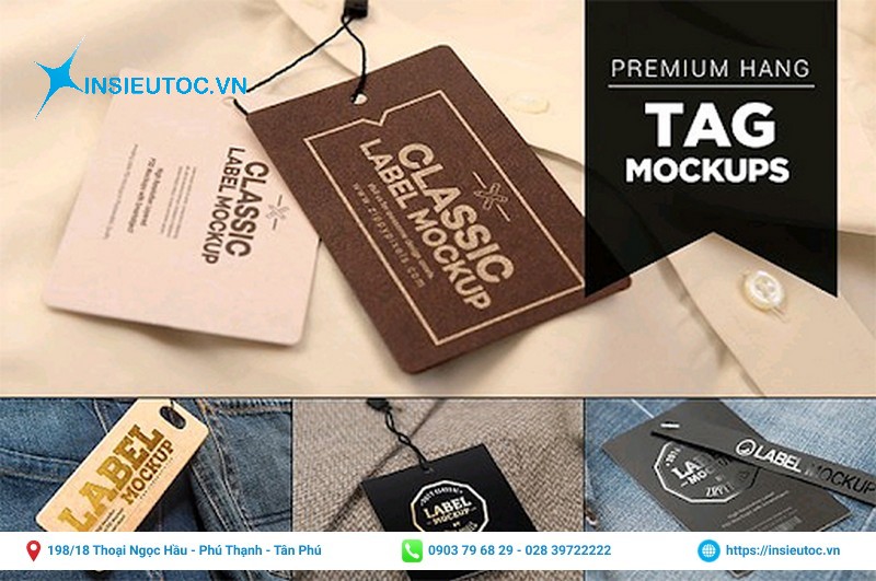 nhãn mác quần áo