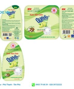 in tem nhãn nước rửa chén bằng decal giấy