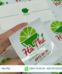 chi phí in tem nhãn nilon khá rẻ