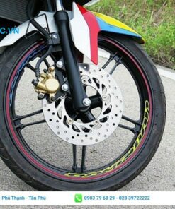 mẫu in tem nhãn decal dán vành xe máy
